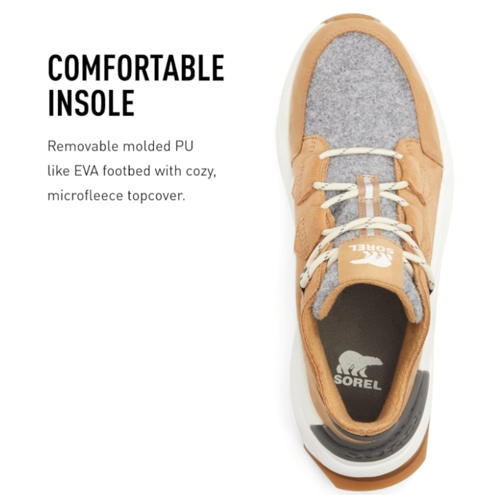 Sorel Kinetic Rngd Caribou Sneakers Wmn's Size 11 MSRP $150 - Picture 4 of 10